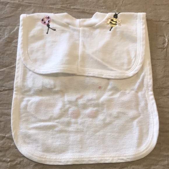 Handmade bib with farm animals. One size - Picture 7 of 7